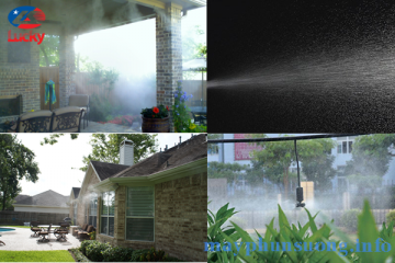 Máy bơm phun sương tưới cây giải pháp mới cho khu vườn của bạn