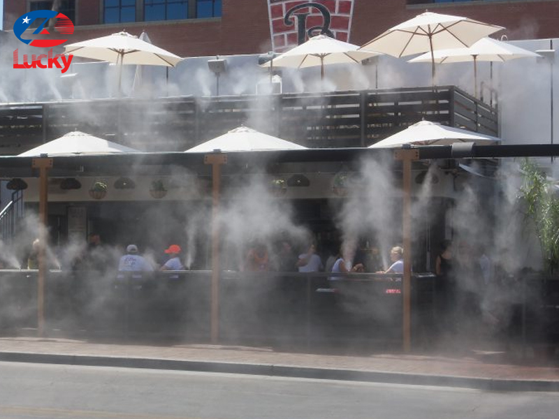 hệ thống phun sương nhà hàng